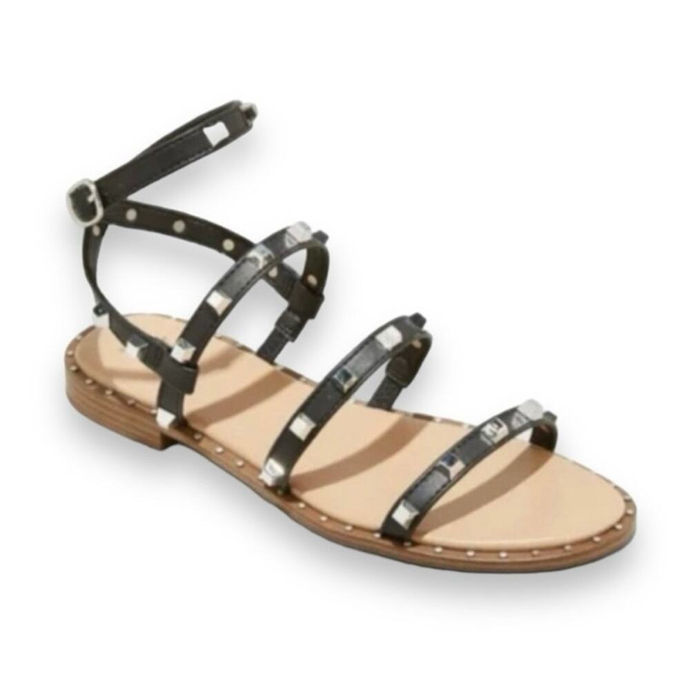 a new day Astrid studded gladiator sandals NWT Women's 8.5W - Picture 2 of 9